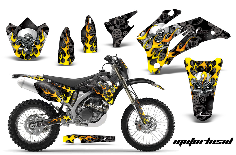 Yamaha WR250F WR450F 07-11 Graphics Kit Moto B NPs